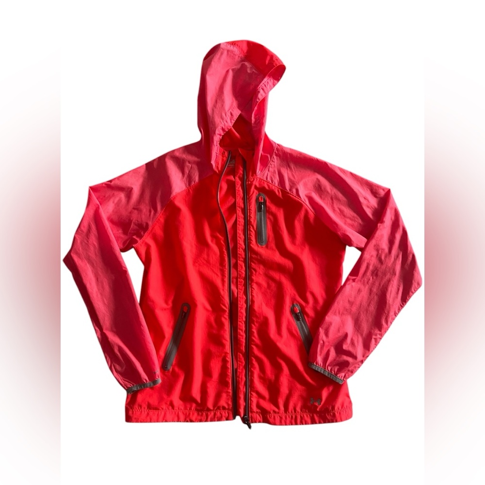 Women’s Under Armour Semi-fitted Storm X Bright Coral Pink Windbreaker